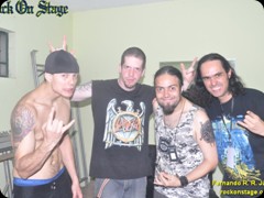 Slaytanic e Fernando R. R. Jnior do Rock On Stage no 6 Tributo Festa Rock no Santa F Eventos em Itapira/SP