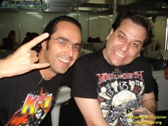 Rock On Stage ( Fernando e Andr ) na Monster Tour do KISS na Arena Anhembi em So Paulo/SP