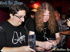 Marcos César de Almeida ( Rock On Stage ) no Meet & Greet do The Quireboys no Manifesto Rock Bar em São Paulo/SP 