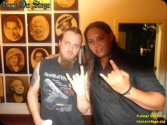 Henrik Klingenberg do Sonata Arctica e Palmer Cardoso no Teatro Rival Petrobras no Rio de Janeiro/RJ