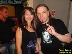 Chibi Makuko Chan e Elias Viljanen do Sonata Arctica no Teatro Rival Petrobras no Rio de Janeiro/RJ